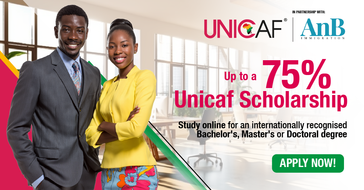Study Online with Up to a 75% Unicaf Scholarship