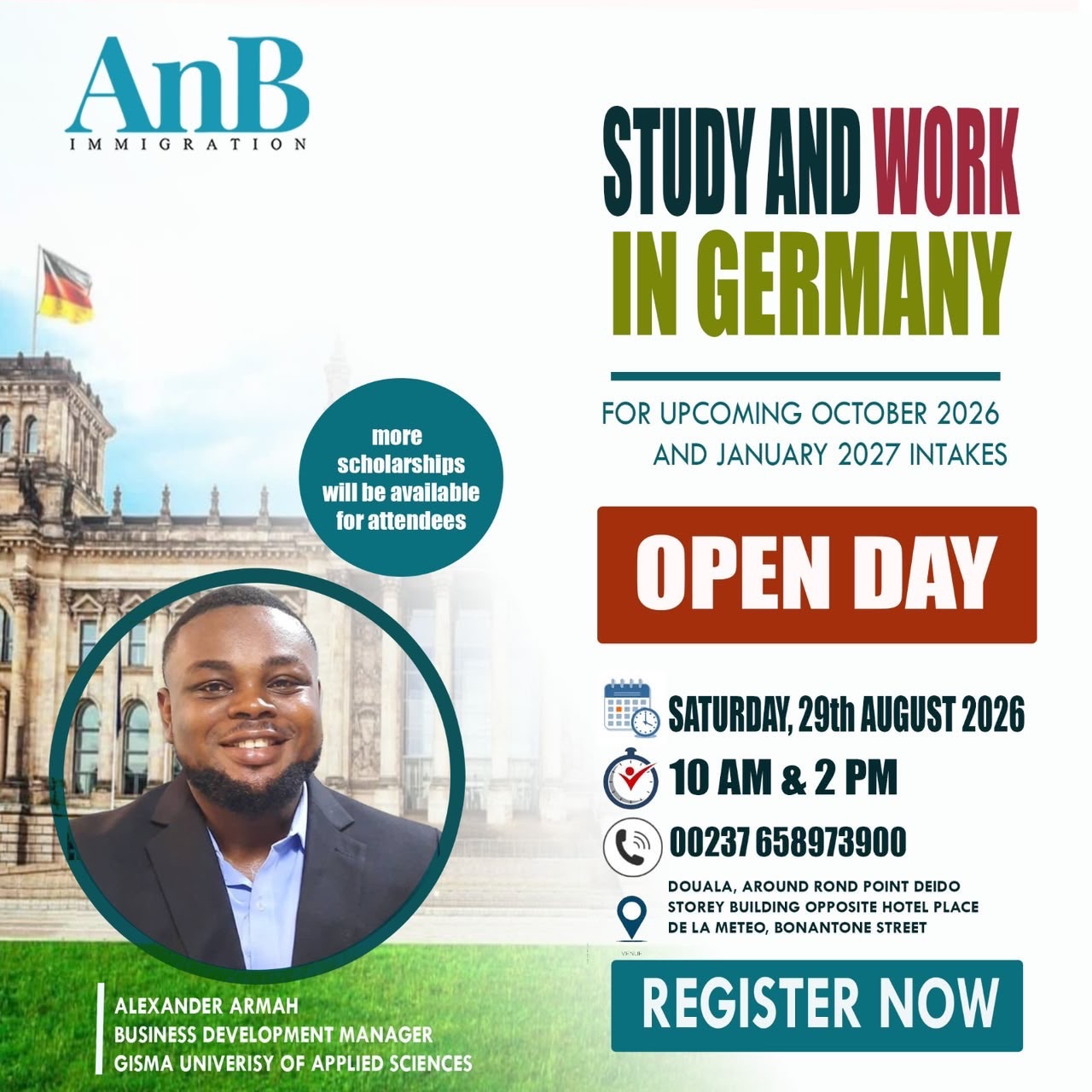 GISMA UNIVERSITY OPEN DAY TOMORROW
