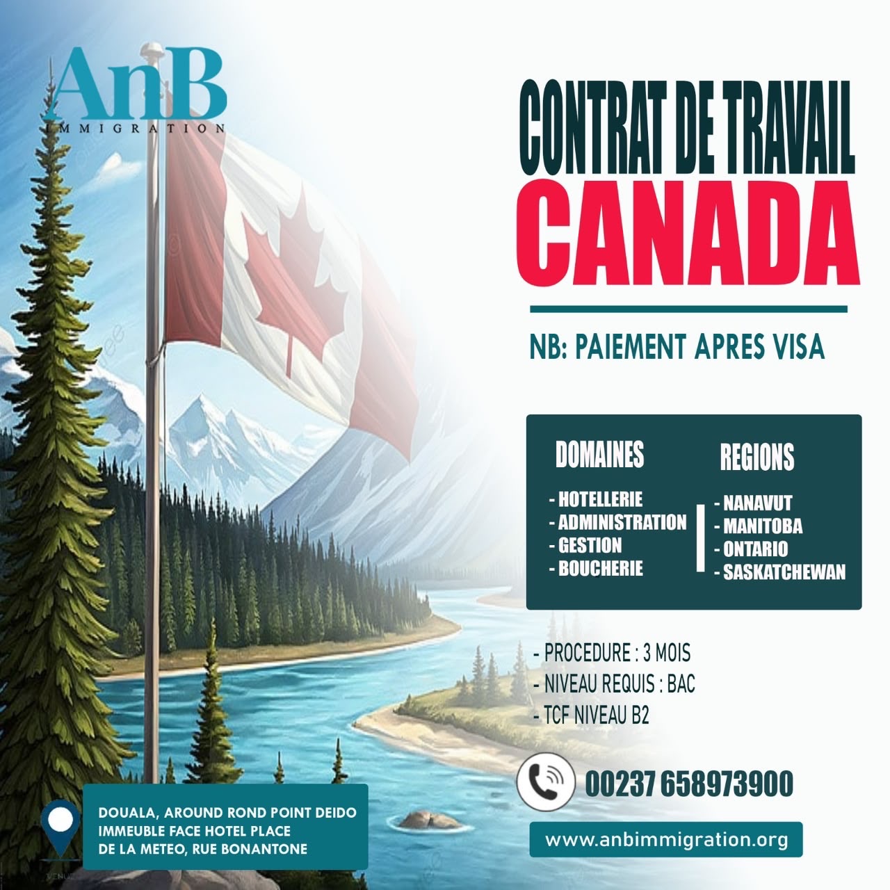 🇨🇦 CANADA – MOBILITÉ FRANCOPHONE 2026 🇨🇦